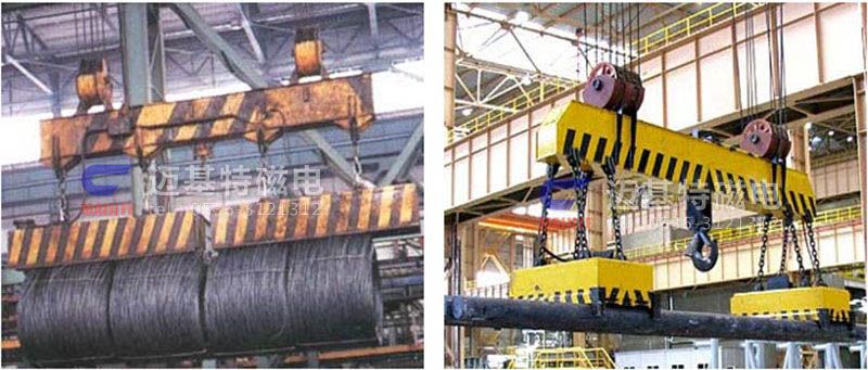 MW12系列、MW15系列吊運(yùn)捆扎螺紋鋼、圓鋼用起重電磁鐵